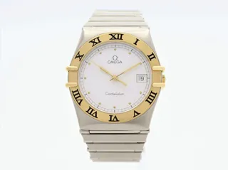 Omega Constellation Stainless steel and 18k yellow gold White