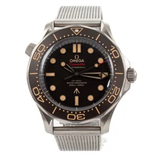 Omega Seamaster Diver 300M 210.90.42.20.01.001 42mm Titanium Brown