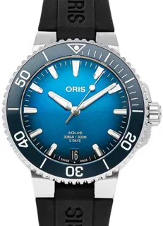 Oris Aquis 01 400 7769 4135-07 4 22 74FC Stainless steel Blue