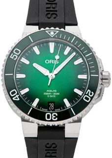 Oris Aquis 01 400 7769 4157-07 4 22 74FC Stainless steel Green