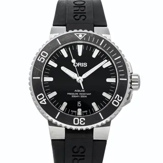 Oris Aquis 01 733 7730 4154-07 4 24 64EB Stainless steel Black