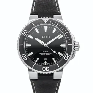 Oris Aquis 01 733 7730 4154-07 5 24 10EB Stainless steel Black