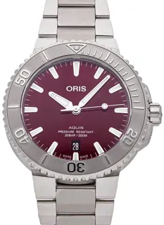 Oris Aquis 01 733 7766 4158-07 8 22 05PEB Stainless steel Red