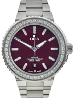 Oris Aquis 01 733 7766 4998-07 8 22 05PEB Stainless steel Red