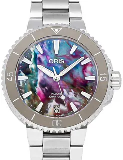 Oris Aquis 01 733 7770 4150-Set 37mm Stainless steel Multi-colored