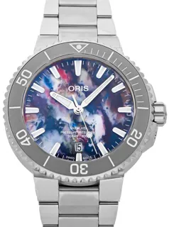 Oris Aquis Date 01 733 7766 4150-Set Stainless steel Multi-colored