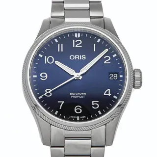 Oris Big Crown 01 751 7761 4065-07 8 20 08P Stainless steel Blue