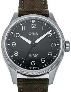 Oris Big Crown 01 751 7761 4164-07 3 20 03LC Stainless steel Black