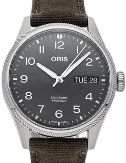 Oris Big Crown 01 752 7760 4063-07 3 22 02LC Stainless steel Gray