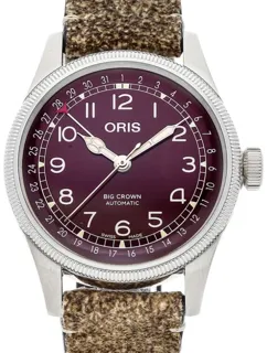 Oris Big Crown 01 754 7741 4068-07 5 20 50 Stainless steel Red