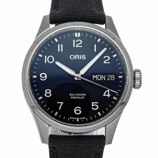 Oris Big Crown ProPilot Day Date 01 752 7760 4065-07 3 22 05LC Stainless steel Blue