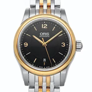 Oris Classic 01 561 7650 4334-07 8 14 63 28mm Stainless steel Black