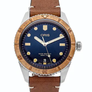 Oris Divers Sixty Five 01 733 7707 4055-07 5 20 45 Stainless steel Blue