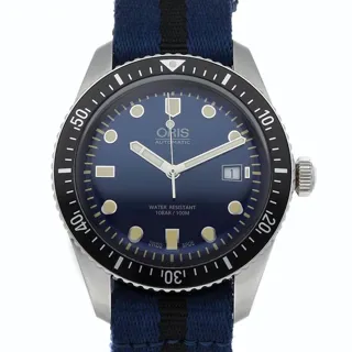 Oris Divers Sixty Five 01 733 7720 4055-07 5 21 28FC Stainless steel Blue