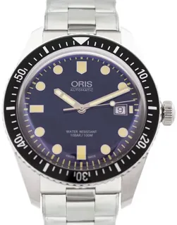 Oris Divers Sixty Five 01 733 7720 4055-07 8 21 18 Stainless steel Blue