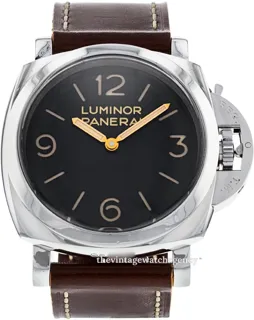 Panerai Luminor 1950 PAM 00372 47mm Stainless steel Black