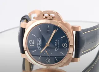 Panerai Luminor Marina PAM 01112 Goldtech Blue