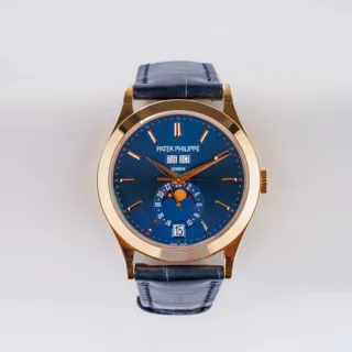 Patek Philippe Annual Calendar 5396R-014 38.5mm Rose gold Blue