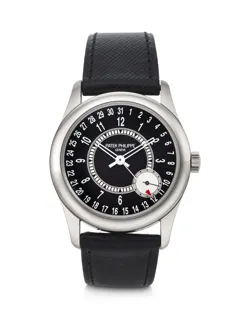 Patek Philippe Calatrava 6006G-001 White gold Black