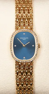 Patek Philippe Ellipse 4698/0011 25mm 18k Gold Blue