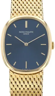 Patek Philippe Golden Ellipse 3548/1 Yellow gold Blue