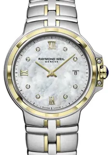 Raymond Weil Parsifal 5180-STP-00995 Yellow gold and Stainless steel White