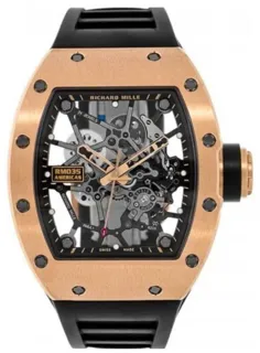 Richard Mille RM 035 Rm 035 Americas 48mm Rose gold Skeletonized