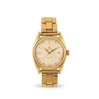 Rolex Bubble Back 6031 18k yellow gold