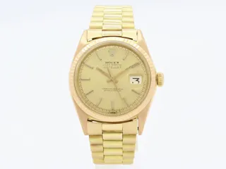 Rolex Datejust 1601 18k yellow gold Champagne