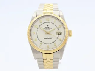 Rolex Datejust 36 16013 Stainless steel and 18k yellow gold White