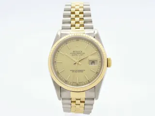 Rolex Datejust 36 16233 Stainless steel and 18k yellow gold Champagne