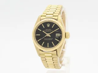 Rolex Datejust 6917 18k yellow gold Black