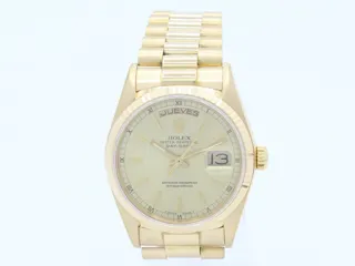 Rolex Day-Date 36 18038 18k yellow gold Champagne