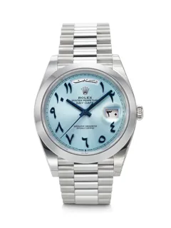 Rolex Day-Date 40 228206 Platinum Ice blue