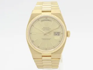 Rolex Day-Date 19018 18k yellow gold Champagne