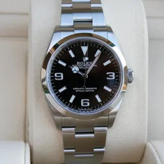 Rolex Explorer 124270 Stainless steel Black