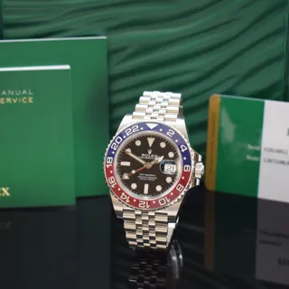 Rolex GMT-Master II 126710BLRO 40mm Ceramic and Stainless steel Black