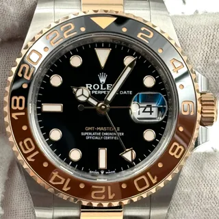 Rolex GMT-Master II 126711CHNR-0002 40mm Oystersteel and Everose gold Black