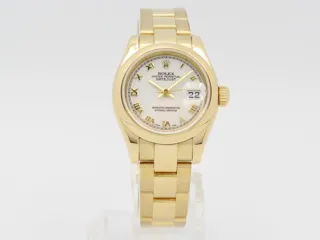 Rolex Lady-Datejust 179168 18k yellow gold White