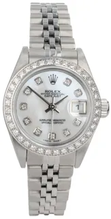 Rolex Lady-Datejust 79174 Stainless steel White