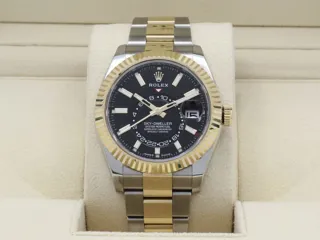 Rolex Sky-Dweller 336933 Stainless steel and 18k yellow gold Black