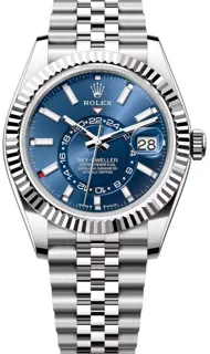 Rolex Sky-Dweller 336934-0006 White gold and Stainless steel Blue