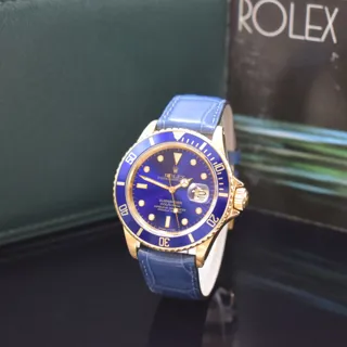 Rolex Submariner 16808 Yellow gold