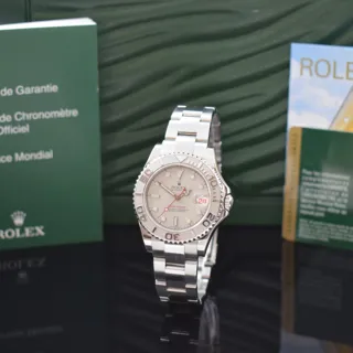 Rolex Yacht-Master 168622 Platinum and Stainless steel Silver