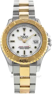 Rolex Yacht-Master 169623/2 29mm Polished steel$18 carat yellow gold White