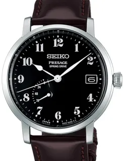 Seiko Presage SNR039J1 Stainless steel Black