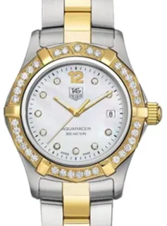 TAG Heuer Aquaracer WAF1450.BB0825 Yellow gold and Stainless steel White