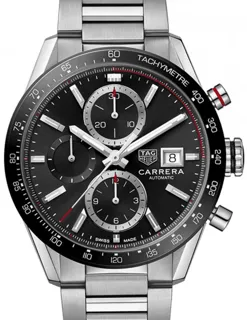 TAG Heuer Carrera Calibre 16 CBM2110.BA0651 Stainless steel Black