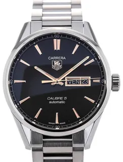 TAG Heuer Carrera Calibre 5 war201c.ba0723 Stainless steel Black