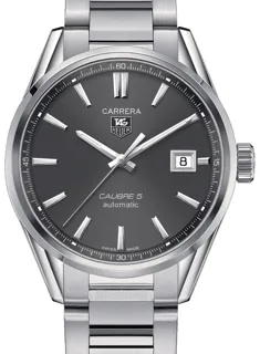 TAG Heuer Carrera Calibre 5 WAR211C.BA0782 | Stainless steel